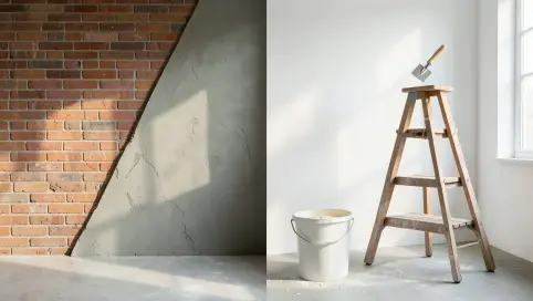 najpierw gładź czy tynk